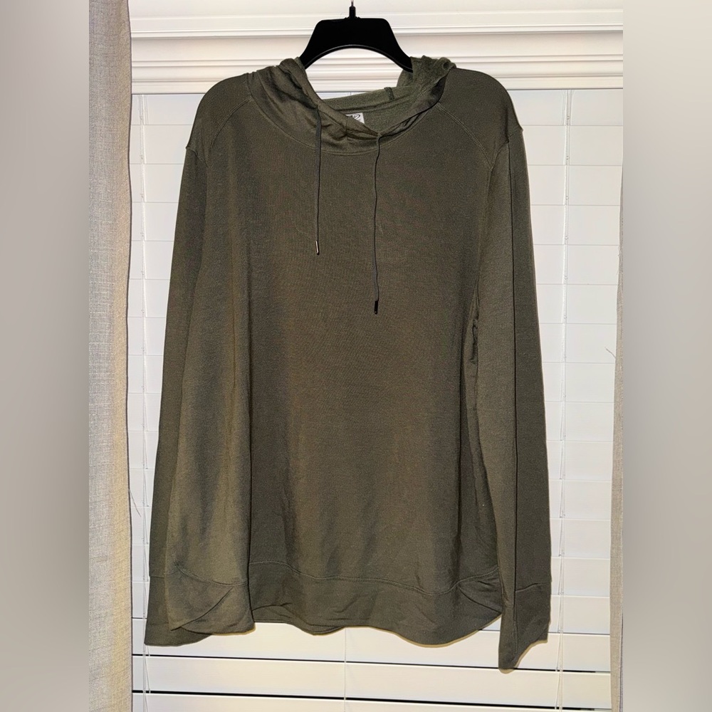Dark Green Athletic Hoodie